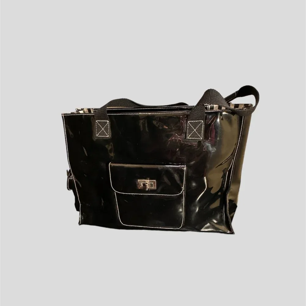 Sondra Roberts  large  PVC black tote
